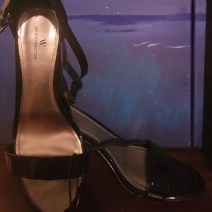 Worthington Black Chunky Heels